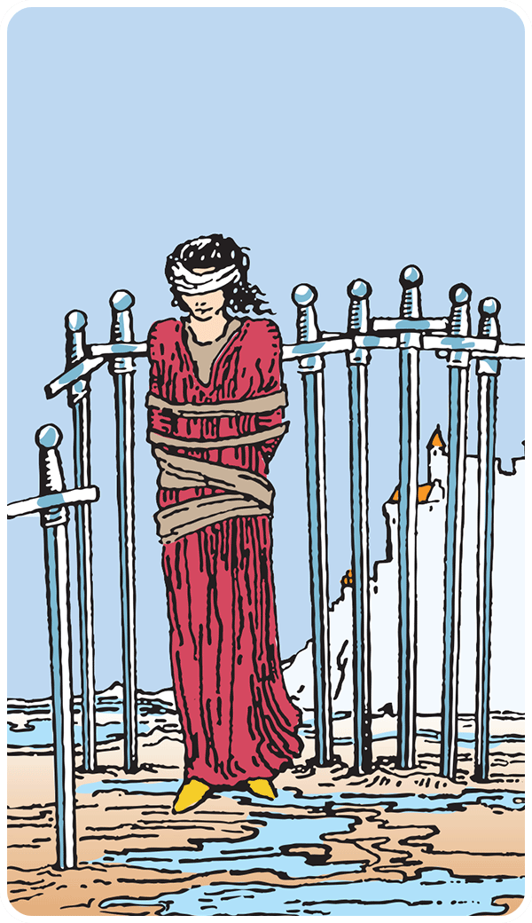 Eight of Swords Tarot Card