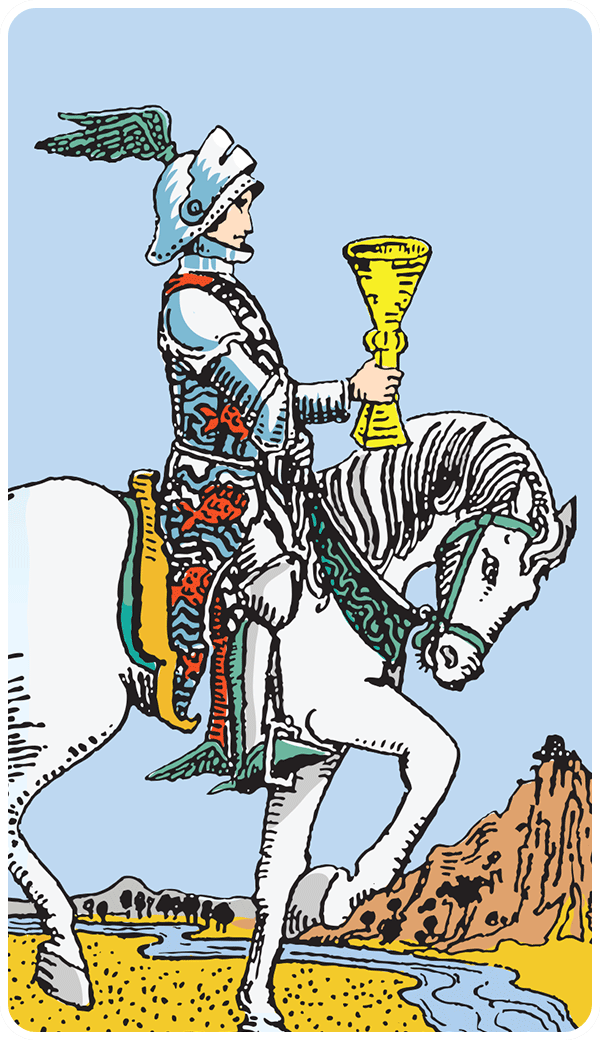 Knight of Cups Tarot Card