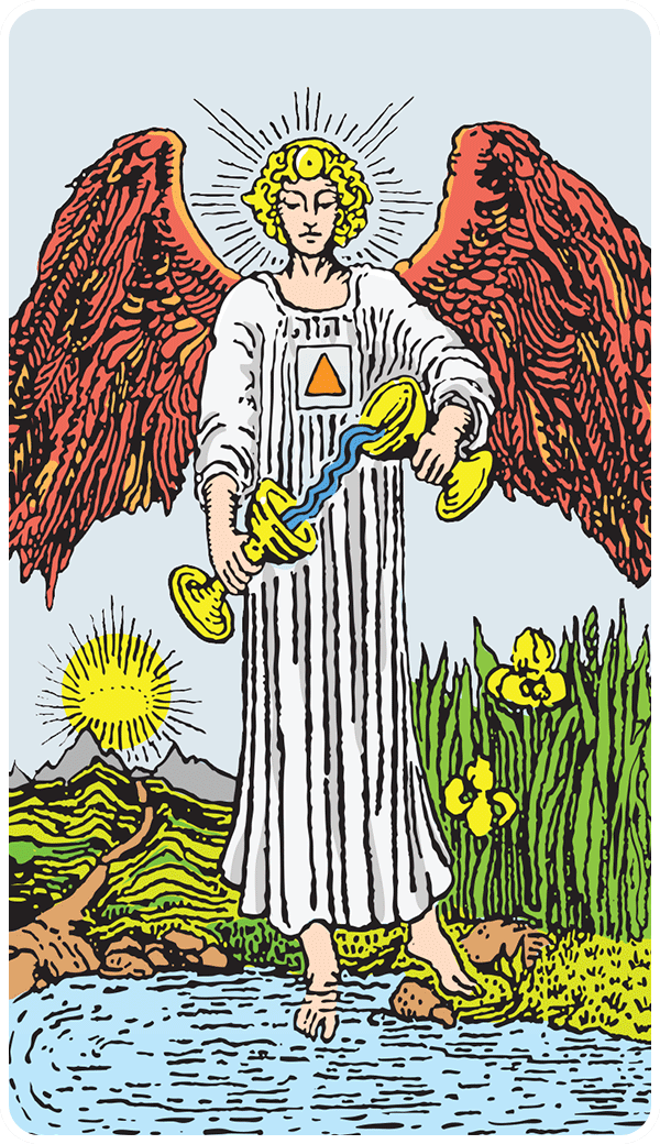 Temperance Tarot Card