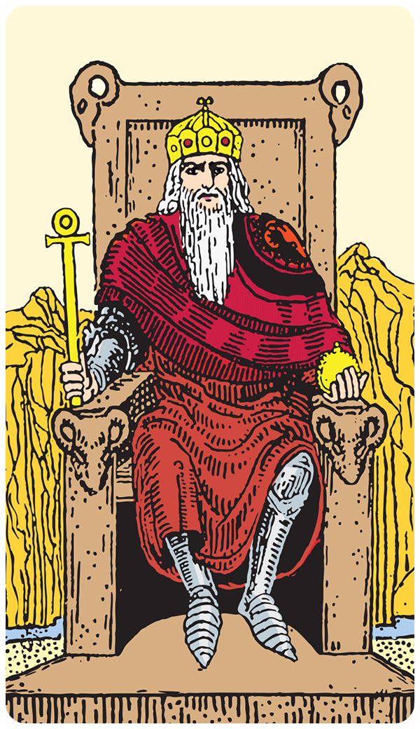 The Emperor Tarot Card